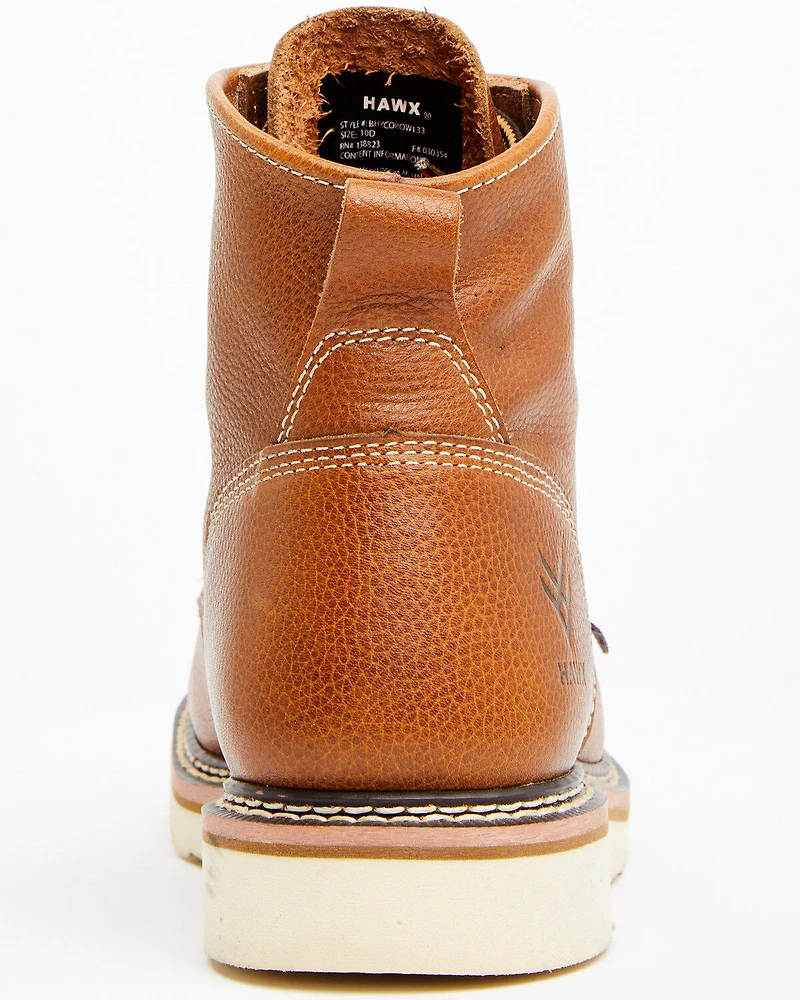 Hawx Men's 6" USA Pitstop Wedge Redesigned Work Boots - Soft Toe