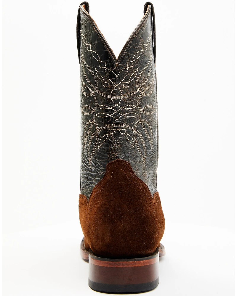Moonshine Spirit Men's 11" Pancho Roughout Western Boots - Square Toe