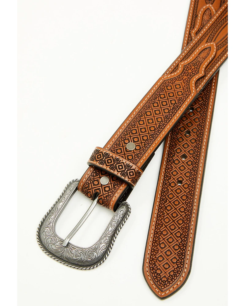 Cody James Men's Geo Embossed Western Belt