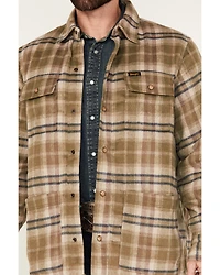Wrangler Men's Plaid Print Quilted Jacket