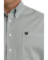 Cinch Men's Geo Print Short Sleeve Button-Down Western Shirt