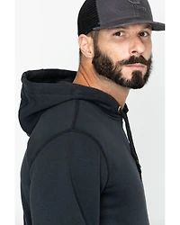 Carhartt Men's Loose Fit Midweight Logo Sleeve Graphic Hooded Sweatshirt
