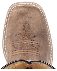 Smoky Mountain Little Girls' Safari Western Boots - Broad Square Toe
