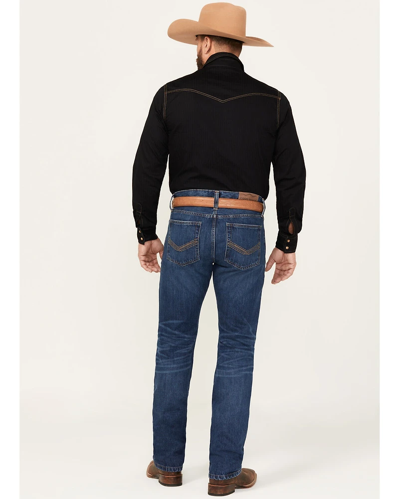 Cody James Men's Fort Worth Wash Jackson Slim Straight Selvedge Rigid Denim Jeans