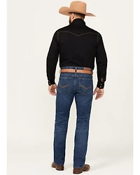 Cody James Men's Fort Worth Wash Jackson Slim Straight Selvedge Rigid Denim Jeans