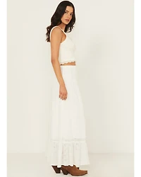 Shyanne Women's Eyelet Maxi Skirt