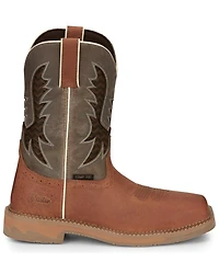 Justin Men's Stampede Bolt Pull On Western Work Boots - Nano Composite Toe