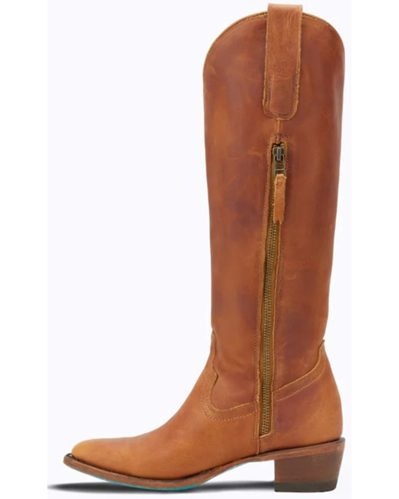 Lane Women's Plain Jane Tall Western Boots - Round Toe