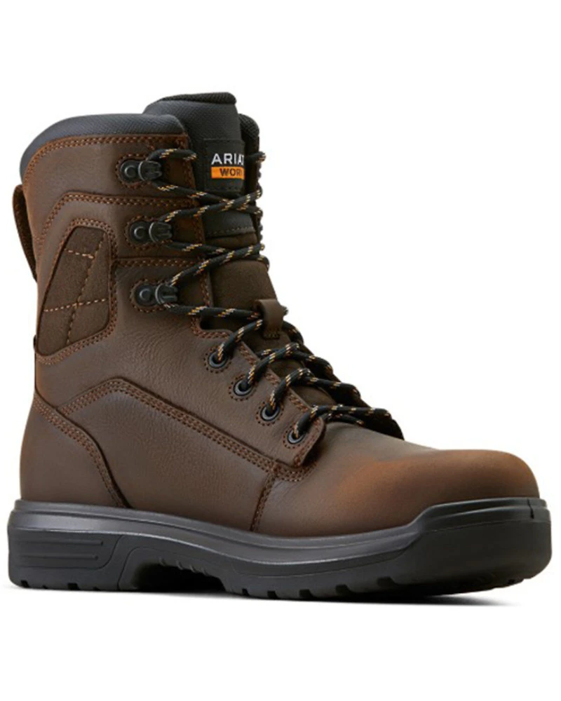 Ariat Men's 8" Turbo Waterproof Work Boots - Carbon Toe