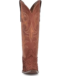 Circle G Women's Exotic Pirarucu Western Boots - Snip Toe
