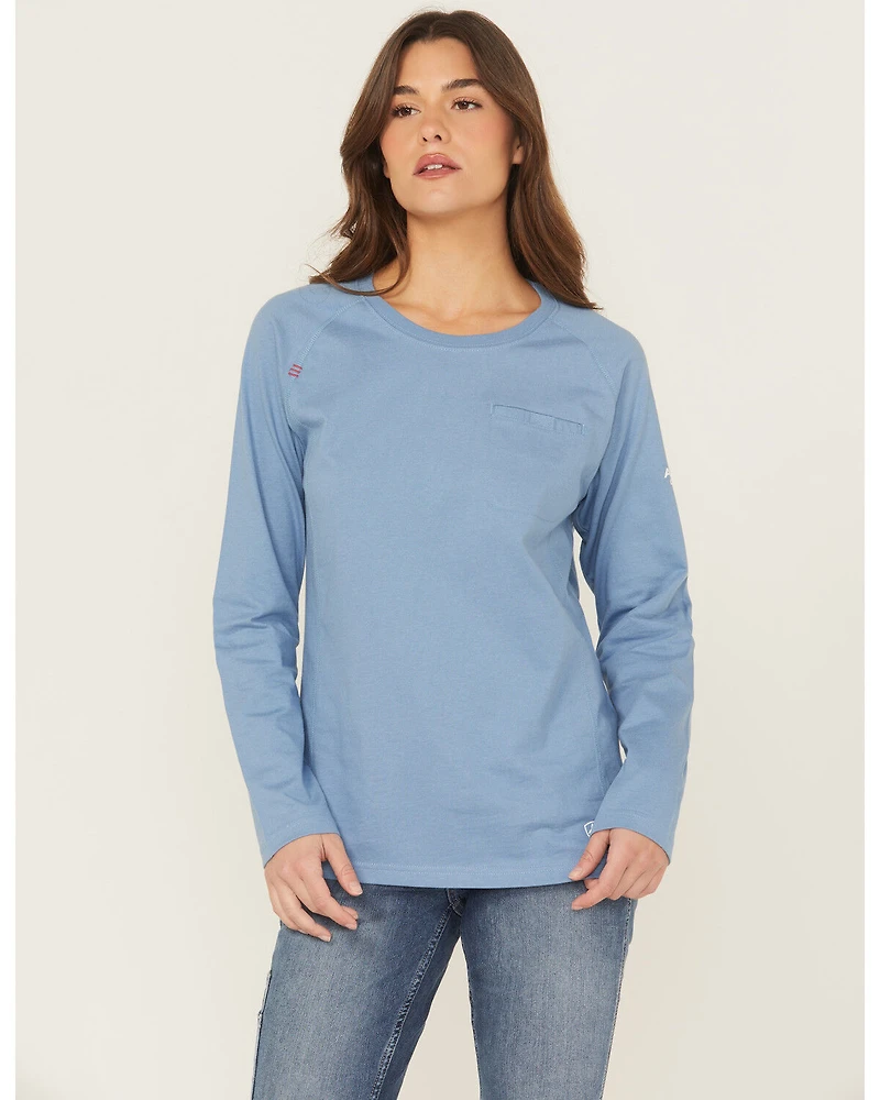 Ariat Women's FR Air Crew Long Sleeve Work Tee