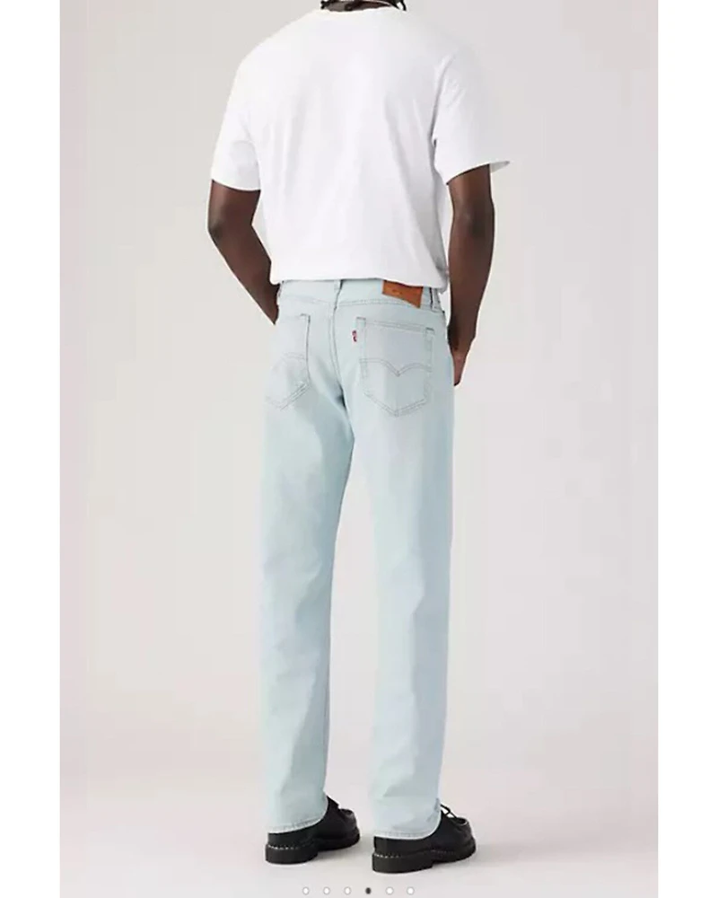 Levi's Men's 501 '93 Light Wash Straight Leg Relaxed Fit Stretch Denim Jeans