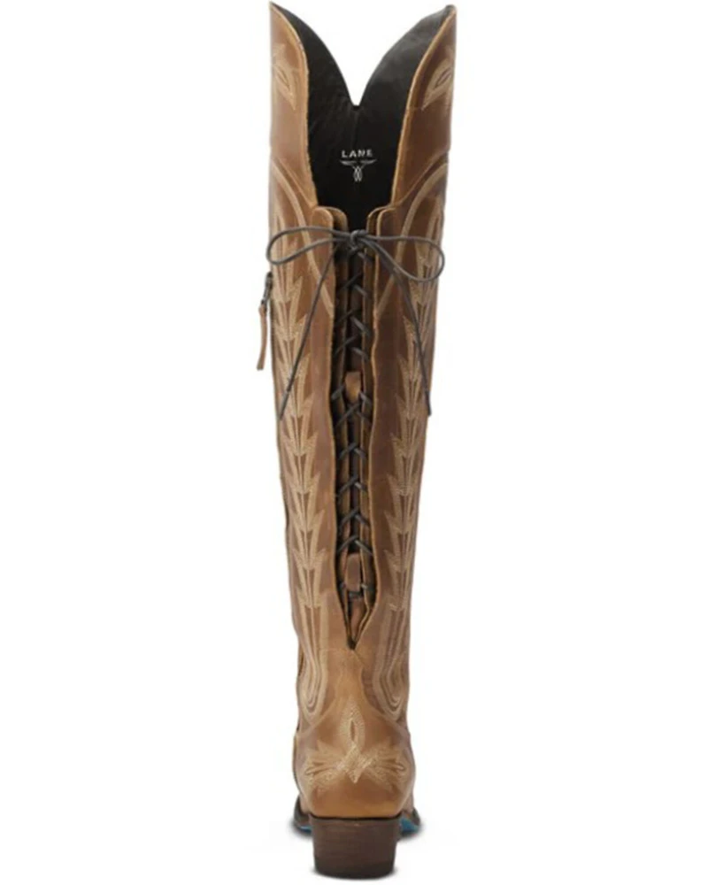 Lane Women's Lexington Over The Knee Corset Western Boots