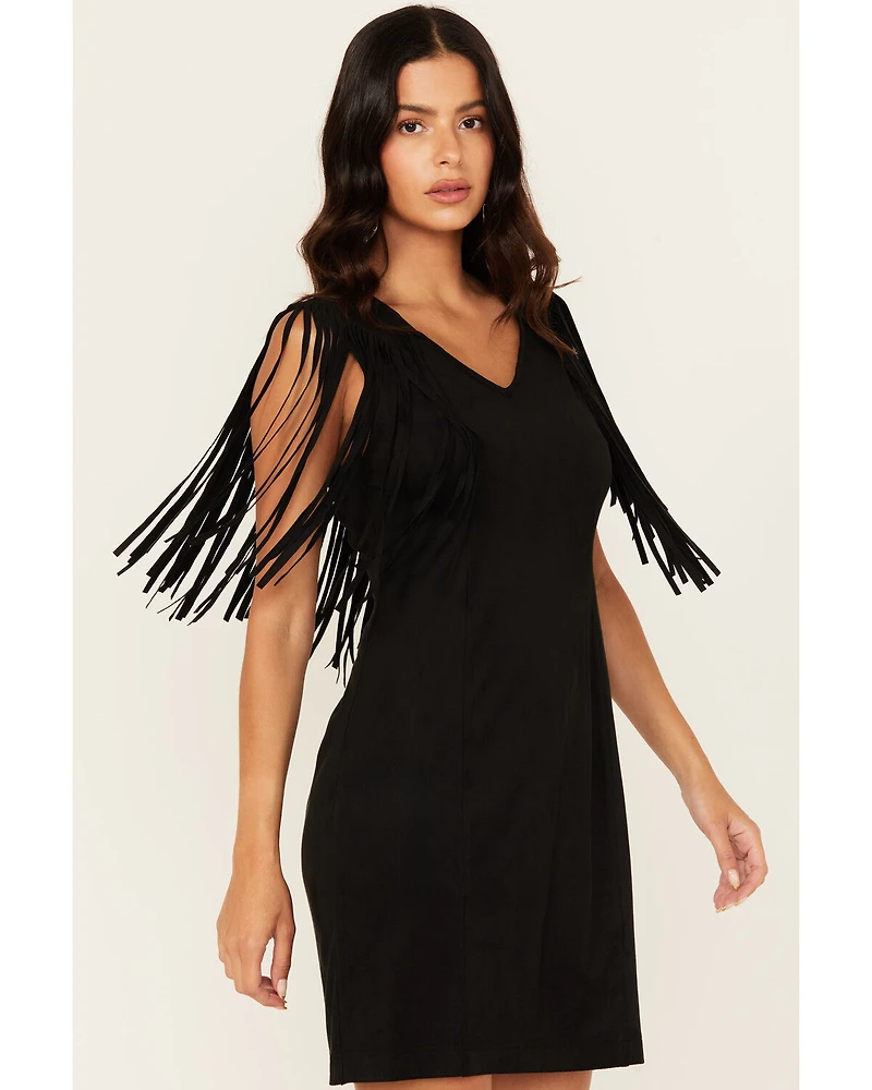 Idyllwind Women's Lady Bird Faux Suede Mini Dress