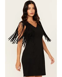Idyllwind Women's Lady Bird Faux Suede Mini Dress