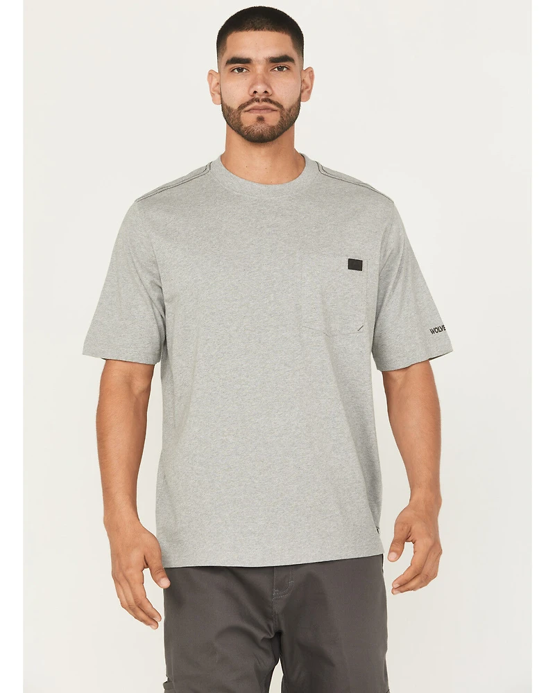 Wolverine Men's Guardian Short Sleeve Work Pocket T-Shirt
