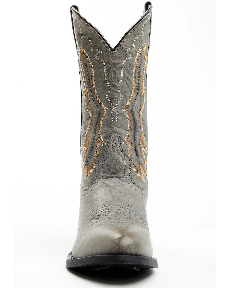 Laredo Men's Fancy Stitch Western Boots - Round Toe