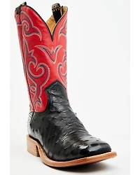 Hyer Men's Jetmore Exotic Full Quill Ostrich Western Boots - Broad Square Toe
