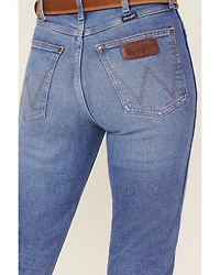 Wrangler Retro Women's Hollyn Medium Wash High Rise Bootcut Stretch Denim Jeans