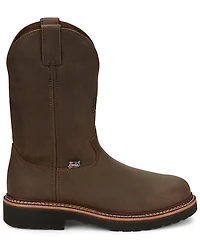 Justin Men's 11" Carbide Pull-On Work Boots - Soft Toe