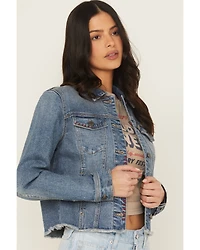 Shyanne Women's Ellis Americana Cropped Trucker Jacket