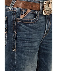 Ariat Boys' Medium Wash B4 Relaxed Stretch Bootcut Jeans