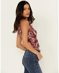 Idyllwind Women's Linmar Printed Button-Down Tank