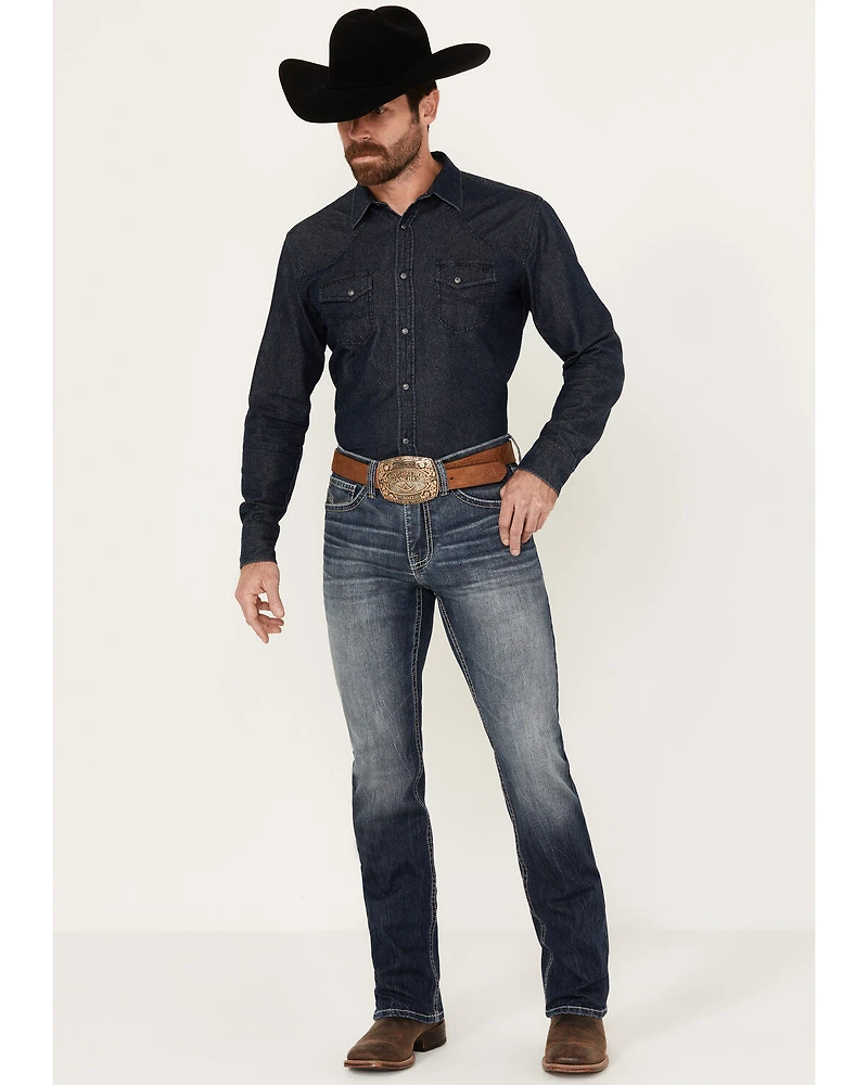Cody James Men's Starlight Wash Jackson Slim Straight Stretch Denim Jeans