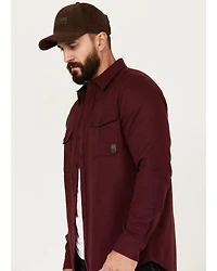 Brothers and Sons Men's Burley Long Sleeve Button-Down Flannel Shirt