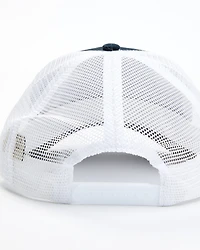 Moonshine Spirit Men's May Contain Whiskey Circle Graphic Mesh-Back Ball Cap