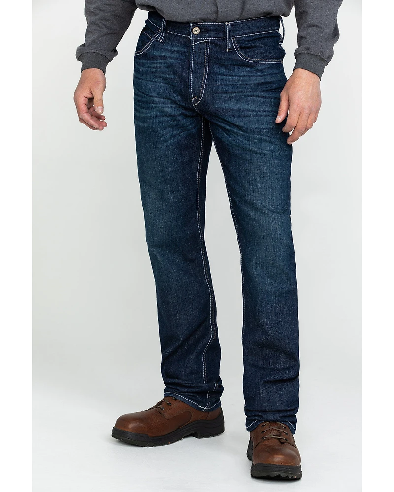 Ariat Men's FR M4 Durastretch Lineup Straight Work Jeans
