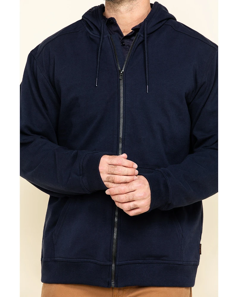 Hawx Men's FR Zip Up Fleece Work Hoodie - Tall