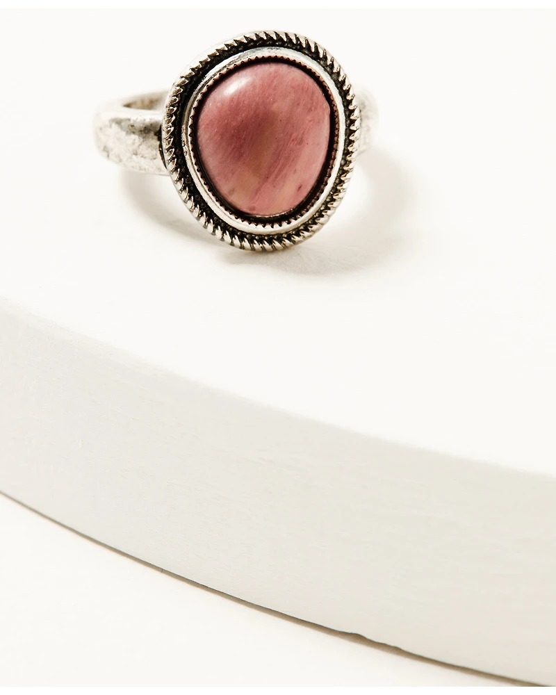 Shyanne Women's Horseshoe Feather Ring Set