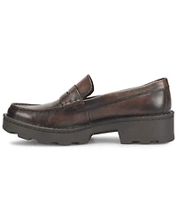 Born Women's Carrera Platform Penny Loafers