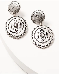 Shyanne Women's Shiloh Ridge Concho Statement Earrings
