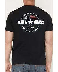 Kick Brass Men's Because Of The Brace Short Sleeve Graphic T-Shirt