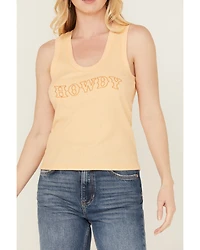 White Crow Women's Howdy Embroidered Tank