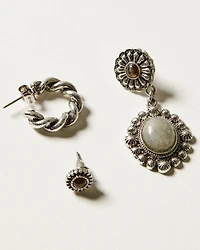 Shyanne Women's Soleil Steer Head Earring Set - 6 Piece
