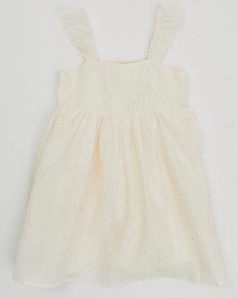 Yura Toddler Girls' Embellished Sleeveless Dress
