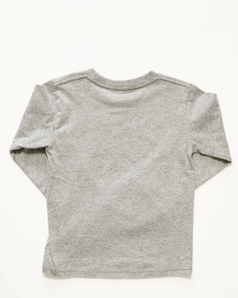 Carhartt Toddler Boys' Logo Long Sleeve Pocket T-Shirt