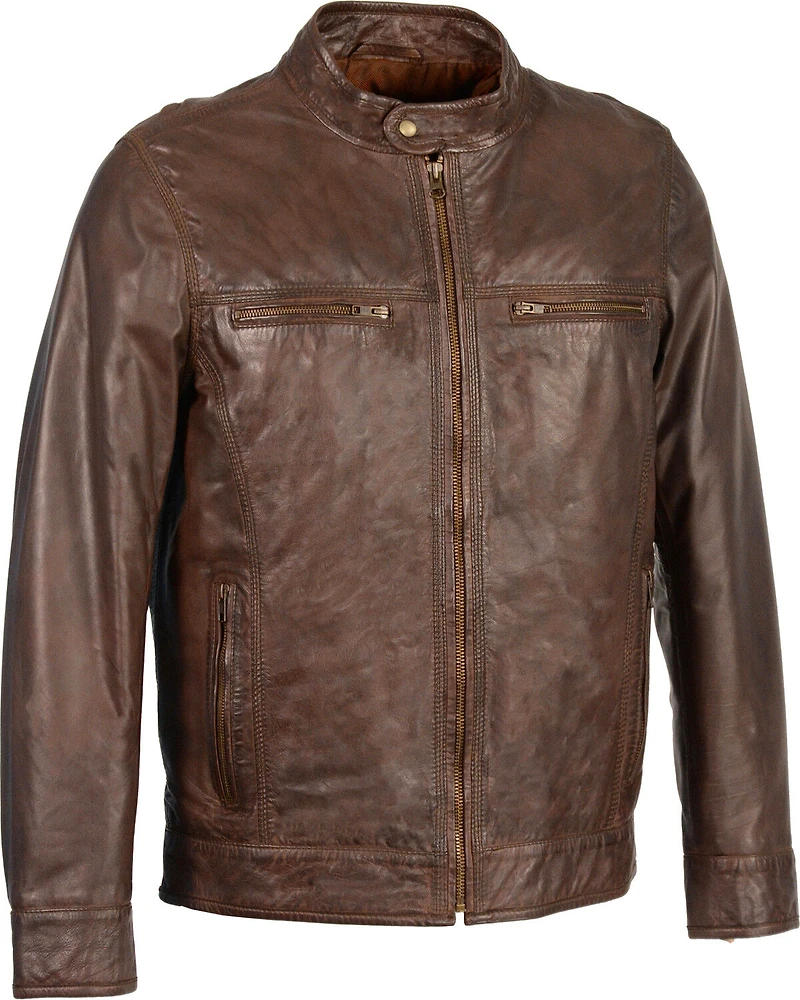 Milwaukee Leather Men's Zip Front Classic Moto Jacket - 3X