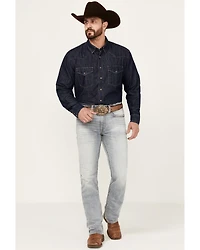 RANK 45® Men's Ringo Wash Ambush Slim Straight Performance Stretch Denim Jeans