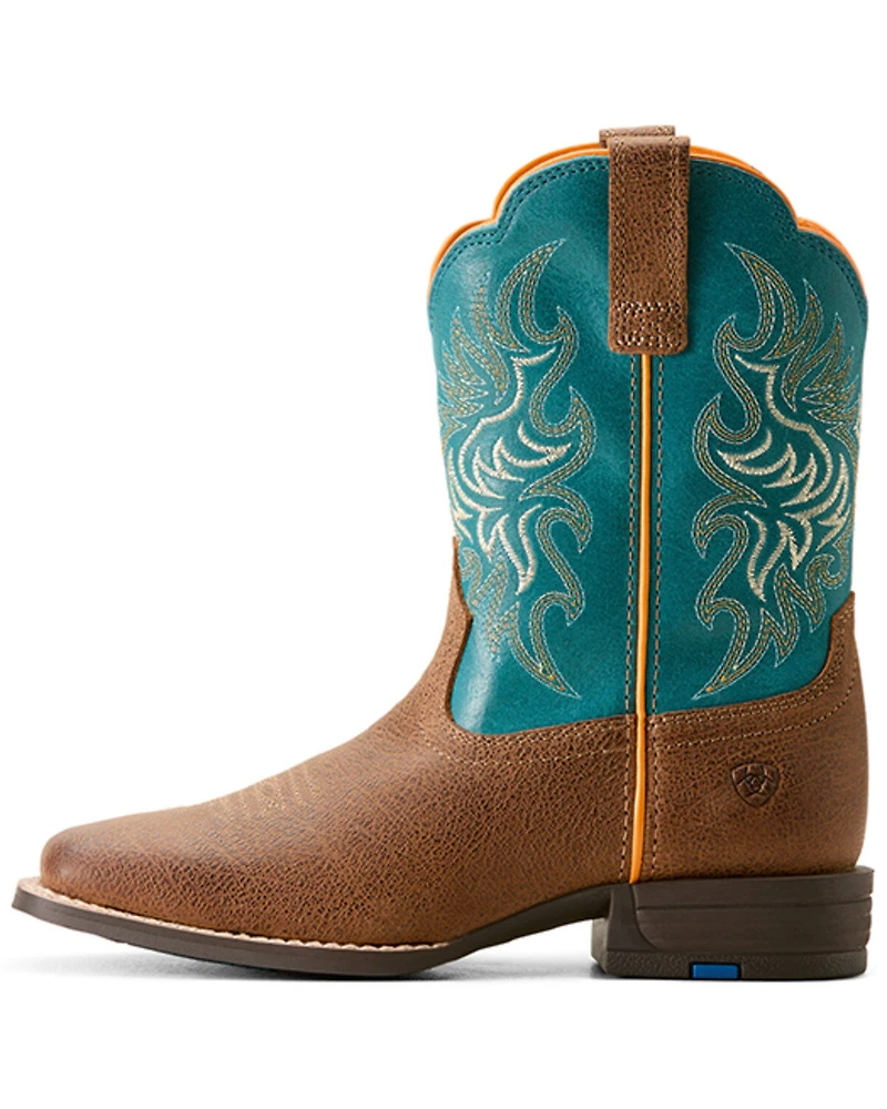 Ariat Girls' Outrider Western Boots - Broad Square Toe