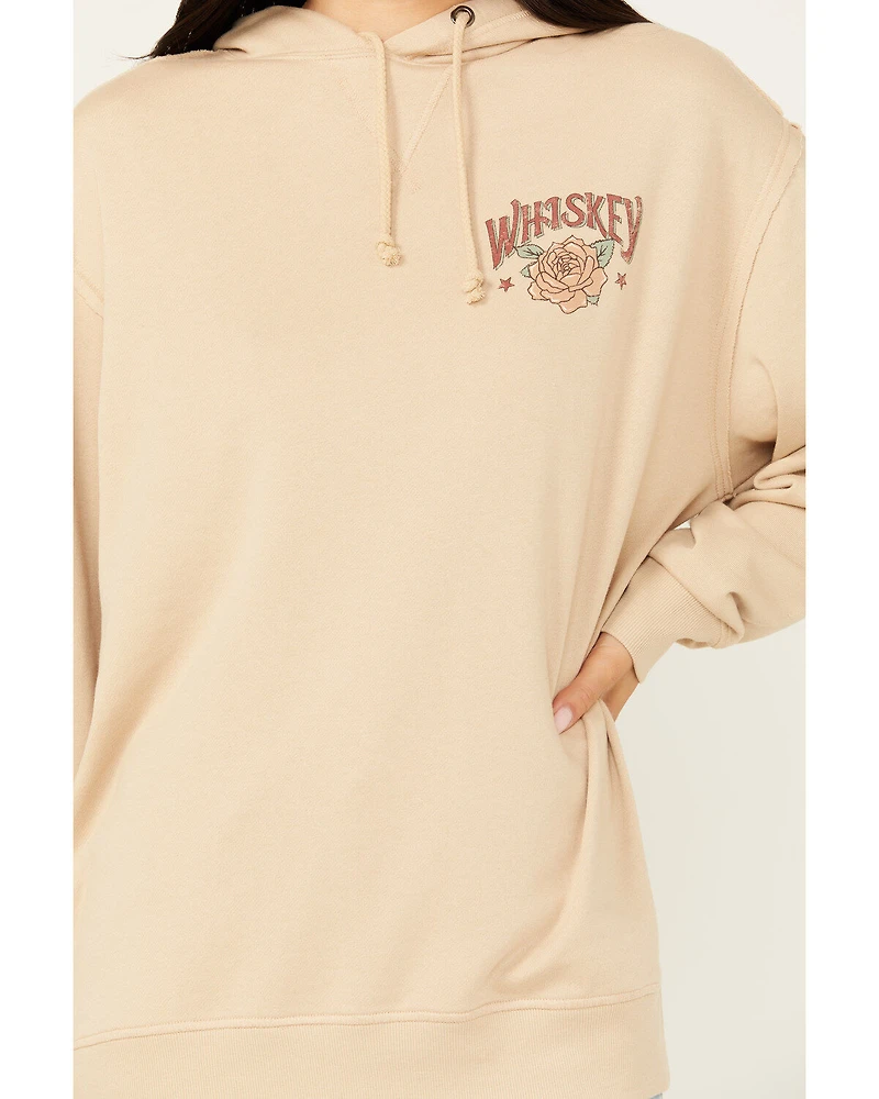 Cleo + Wolf Women's Whiskey Washed Oversized Hoodie