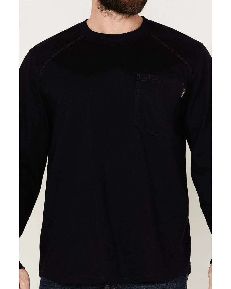 Hawx Men's FR Long Sleeve Pocket T-Shirt - Big