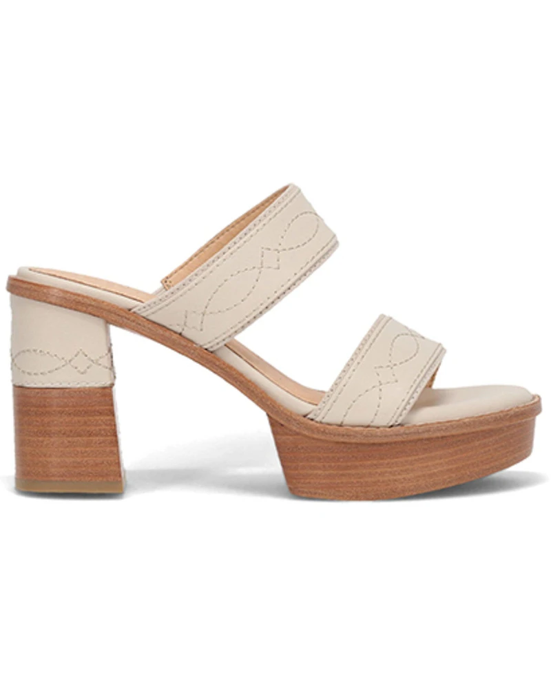 Frye Women's Pipa Woodstock 2 Band Platform Sandal