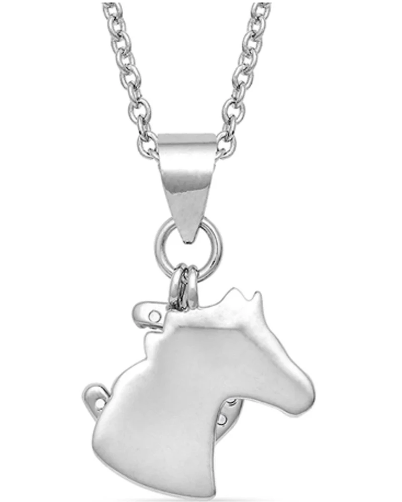 Montana Silversmiths Women's Horsing Around Charm Necklace