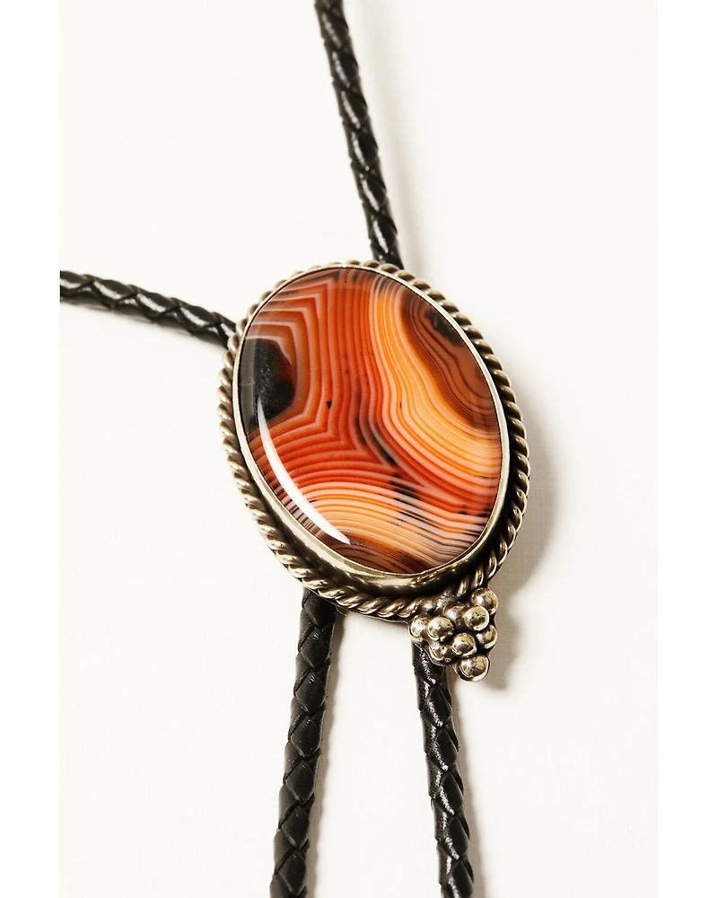 Paige Wallace Women's Bended Agate Bolo Tie