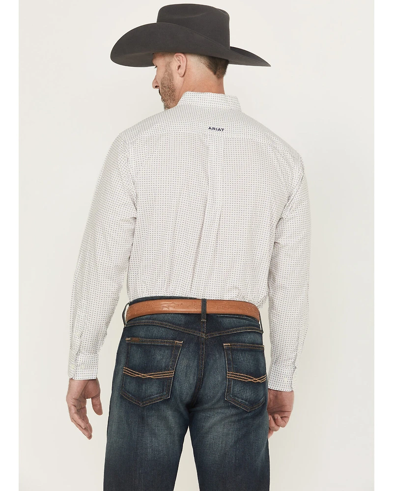 Ariat Men's Cesar Striped Geo Long Sleeve Button-Down Western Shirt