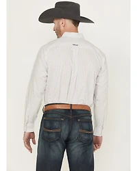Ariat Men's Cesar Striped Geo Long Sleeve Button-Down Western Shirt